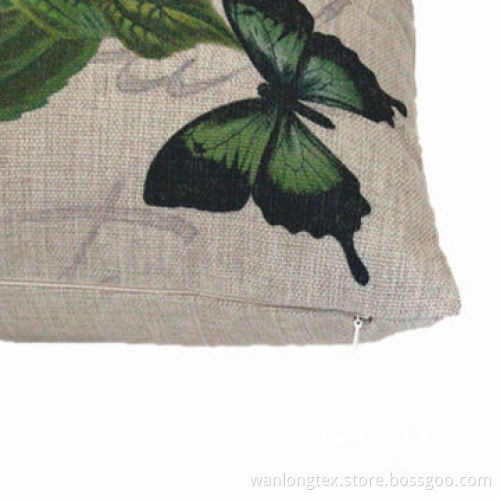 Printing Polyester Faux Linen Cushion Cover Fabrics